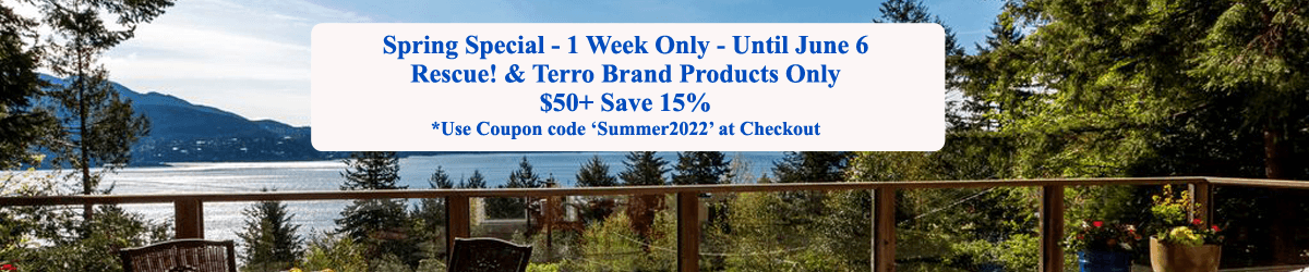 Save 15% on Rescue! and Terro Brand Products!